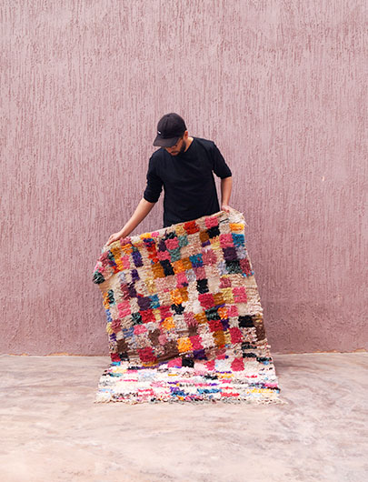 Authentic Boucherouite Rug