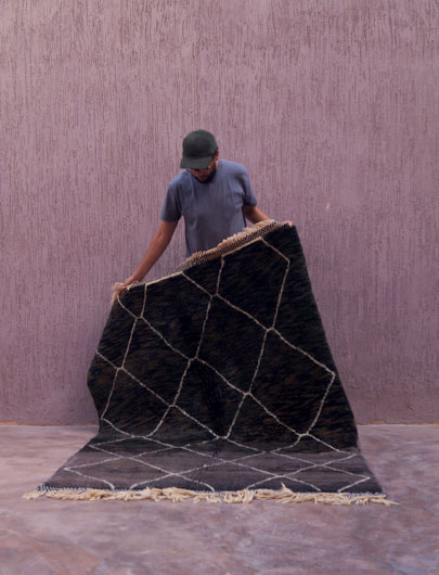 Black Berber Rug