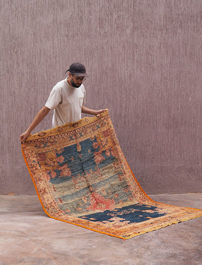 Very old Taznakht rug